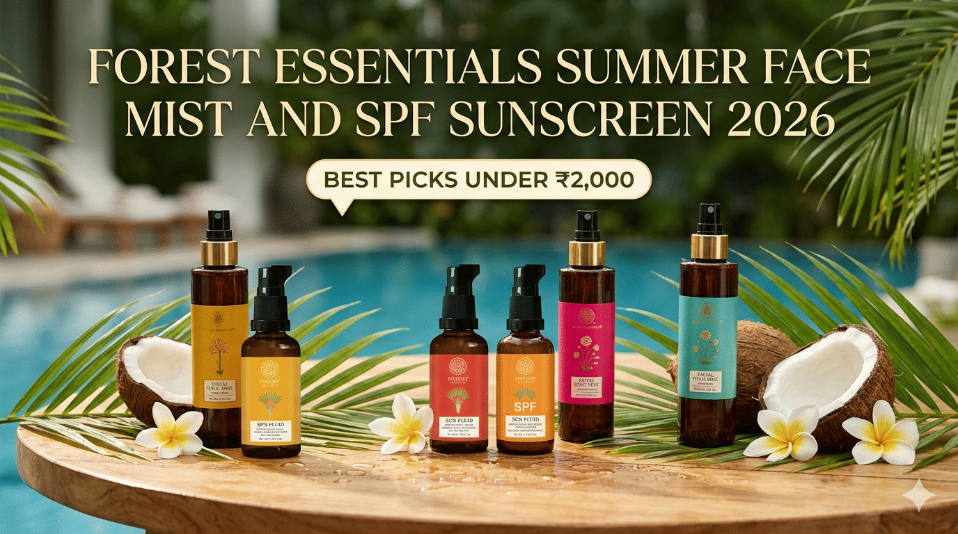 Forest Essentials Summer Face Mist and SPF Sunscreen 2026: Best Picks Under ₹2,000
