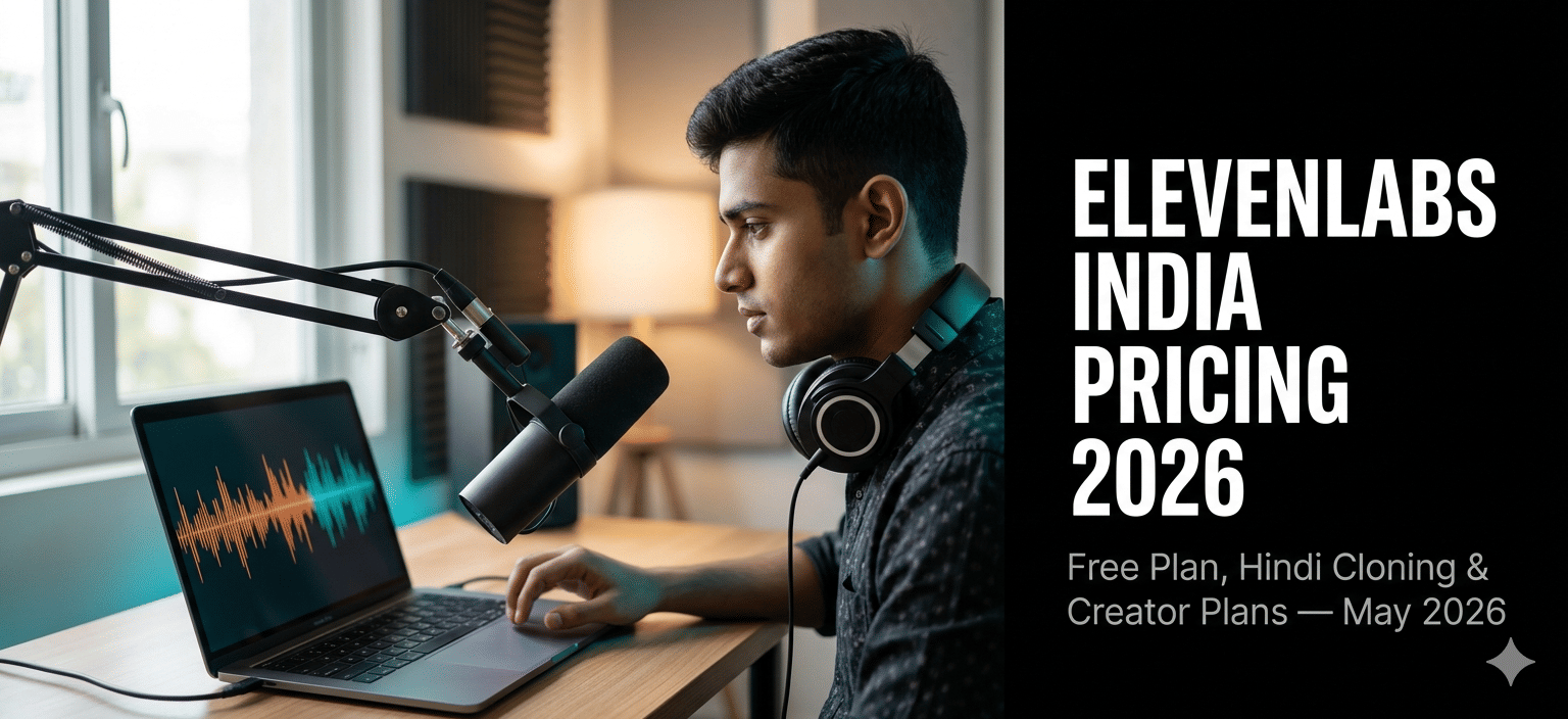 ElevenLabs Pricing in India May 2026: Free Plan Limits, Hindi Voice Cloning & Creator Use Cases