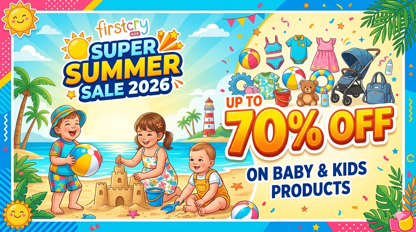 FirstCry Super Summer Sale 2026: Up to 70% Off on Baby & Kids Products