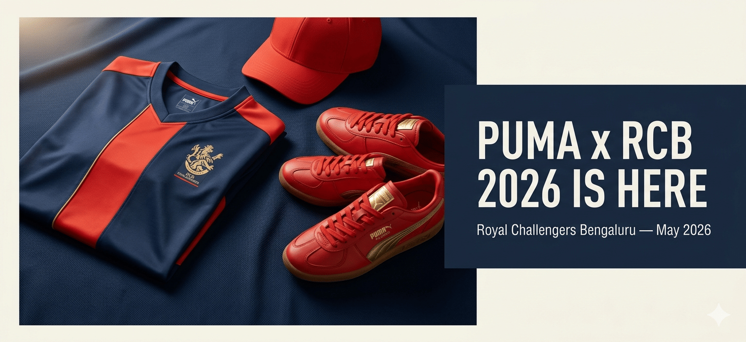 PUMA x RCB 2026 Collection — New IPL Drop, Jerseys & Sneakers
