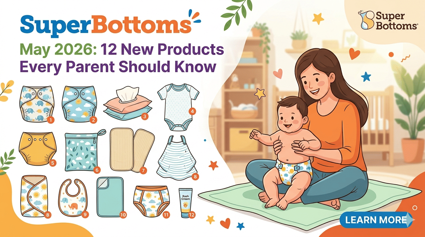 SuperBottoms UNO Luxe cloth diaper — new May 2026 launch
