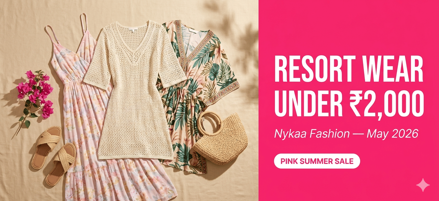 Nykaa Fashion Resort Wear Sale May 2026 maxi dresses and beach picks under 2000