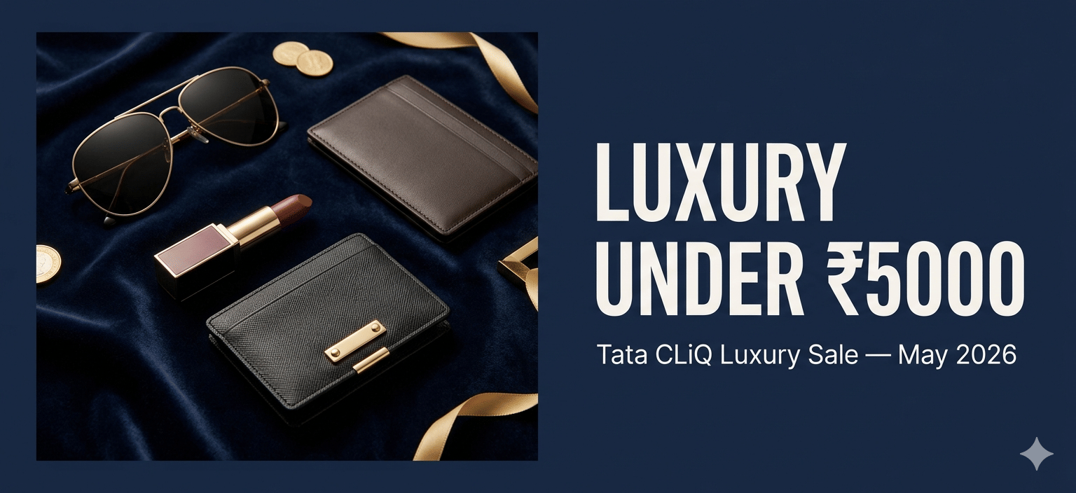 Tata CLiQ Luxury Sale May 2026 — Best Premium Brand Deals Under ₹5000