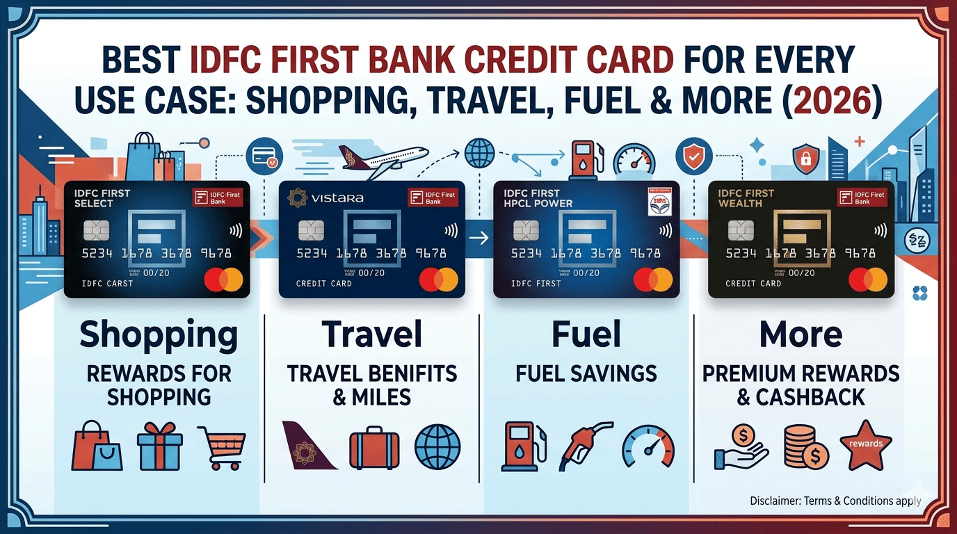 Best IDFC First Bank Credit Card 2026: Shopping, Travel, Fuel & More