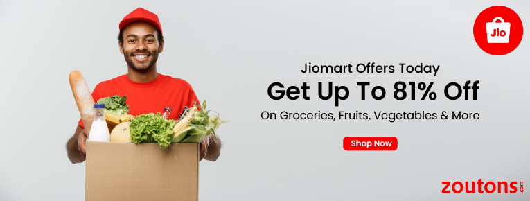 Jiomart Offers Today | April 2021 : Get Up To 81% Off on Groceries, Fruits, Vegetables & More