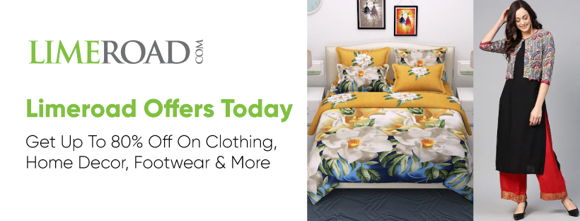 Limeroad Offers Today: Get Up To 80% Off On Clothing, Home Decor, Footwear & More
