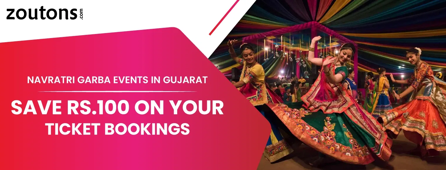 Navratri Garba Events In Gujarat  | Save Rs.100 On Your Ticket Bookings