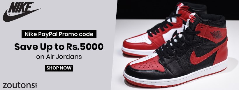 Nike PayPal Promo code 2021: Save Up to Rs.5000 on Air Jordans