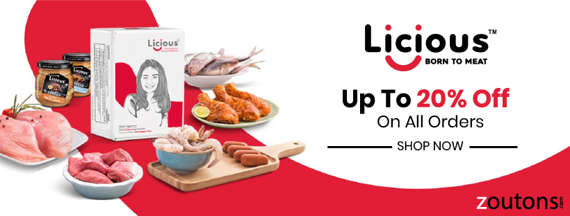 Licious App Offers 2021 (April Specials): Flat 20% Off On All Orders