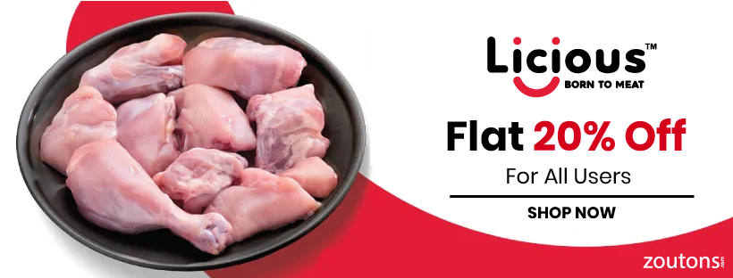 Licious Offer Code 2020 (December Special): Flat 20% Off For All Users