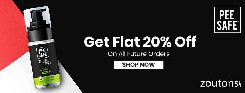 Pee safe December Coupon Code 2020:  Get Flat 20% Off On All Future Orders