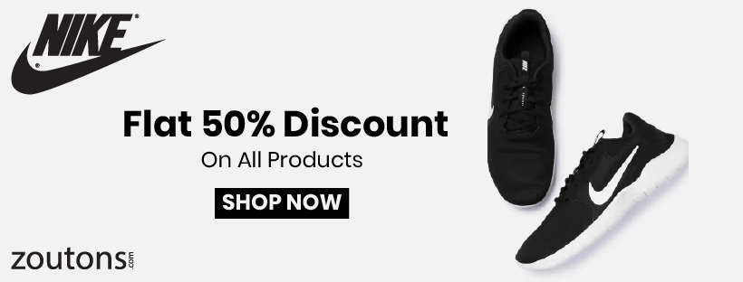 Coupons For Nike Shoes Online: Get 50% Discount On All Products