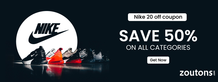 Nike 20% off Coupon 2021 (January Special) : Save On Footwears, Accessories, Clothes and More