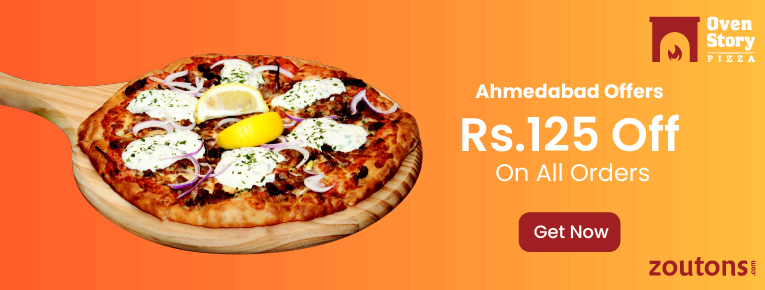 Ovenstory Pizza Ahmedabad Offers: Get Rs.125 Off On All Orders