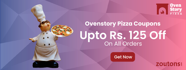 Ovenstory Pizza Coupons 2020 (December): Get Up To Rs. 125 Off On All Orders