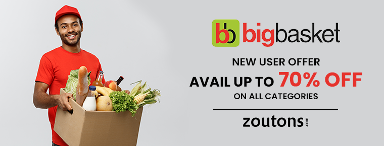 Bigbasket New User Offer | Avail Up to 70% Off on All Categories