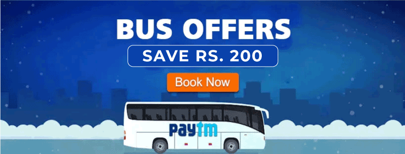 Paytm Bus Booking Offers 2021: Flat Rs. 200 Discount on All Major Routes and Cities