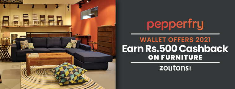 Pepperfry Wallet Offers (July 2021): Register & Earn Credits worth Rs. 2501
