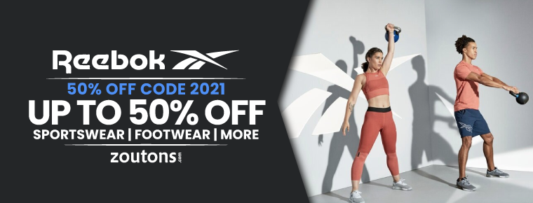 Reebok 50% Off Code (August 2021) | Get Up To 50% Off On Sportswear, Footwear & More