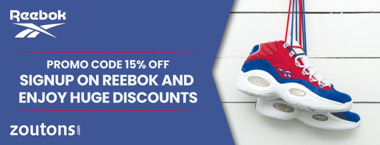 Reebok Promo Code 15% Off (August 2021): Signup On Reebok And Enjoy Huge Discounts