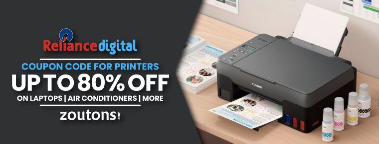 Reliance Digital Coupon Code For Printers | June 2021 | Up To 80% Off On Laptops, Air Conditioners & More