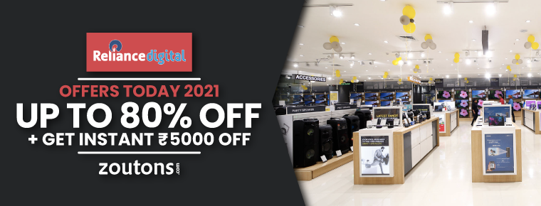 Reliance Digital Offers Today| June 2021| Up To 80% Off On Mobiles, ACs, Laptops, and more