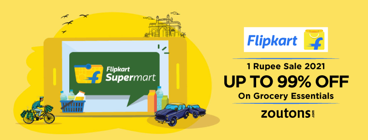 Flipkart Rs.1 Sale 2021| July Special:  Buy & Save On Groceries