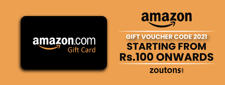 Amazon Gift Voucher Code 2021 (July Edition): Starting From Rs.100 Onwards