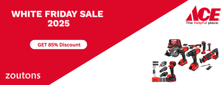 WHITE FRIDAY SALE AT ACE - UP TO 85% OFF ON ALL CATEGORIES
