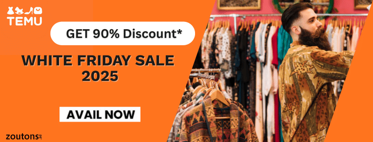 Temu White Friday Sale 2025 - Biggest Discounts on Home decor, Kitchen Accessories & More!