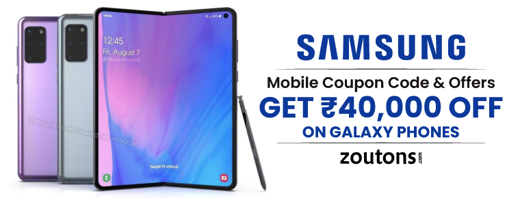Samsung Mobile Coupon Code & Offers | July 2021: Save 44% Off + 10% Cashback On All Mobiles