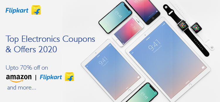 Top Electronics Coupons And Offers 2021: Up To 70% Off On Amazon, Flipkart, Tata Cliq & More