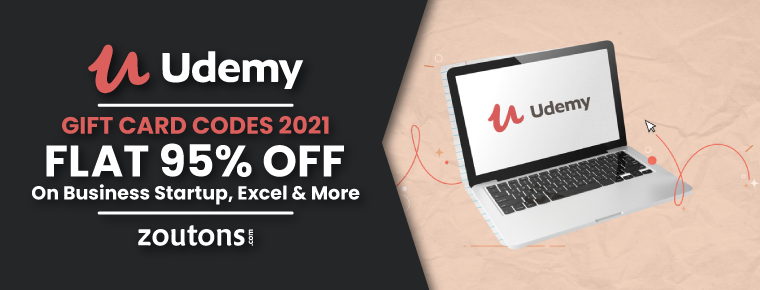 Udemy Gift Card Codes | July 2021: Enjoy 96% Savings on Udemy Gift Courses