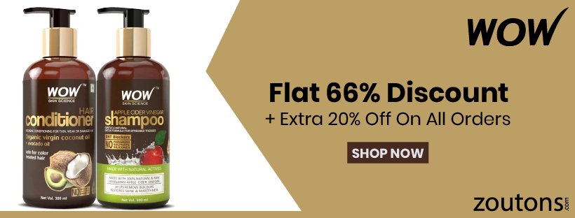 WOW Coupon Code For Hair Products  2021: Get Up To 75% Off+ Extra 20% Off On Latest Collection