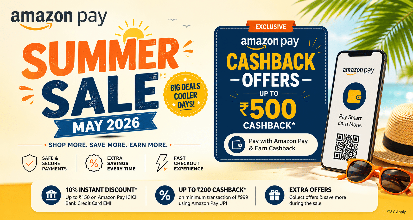 Amazon Pay Cashback Offers: Summer Sale May 2026