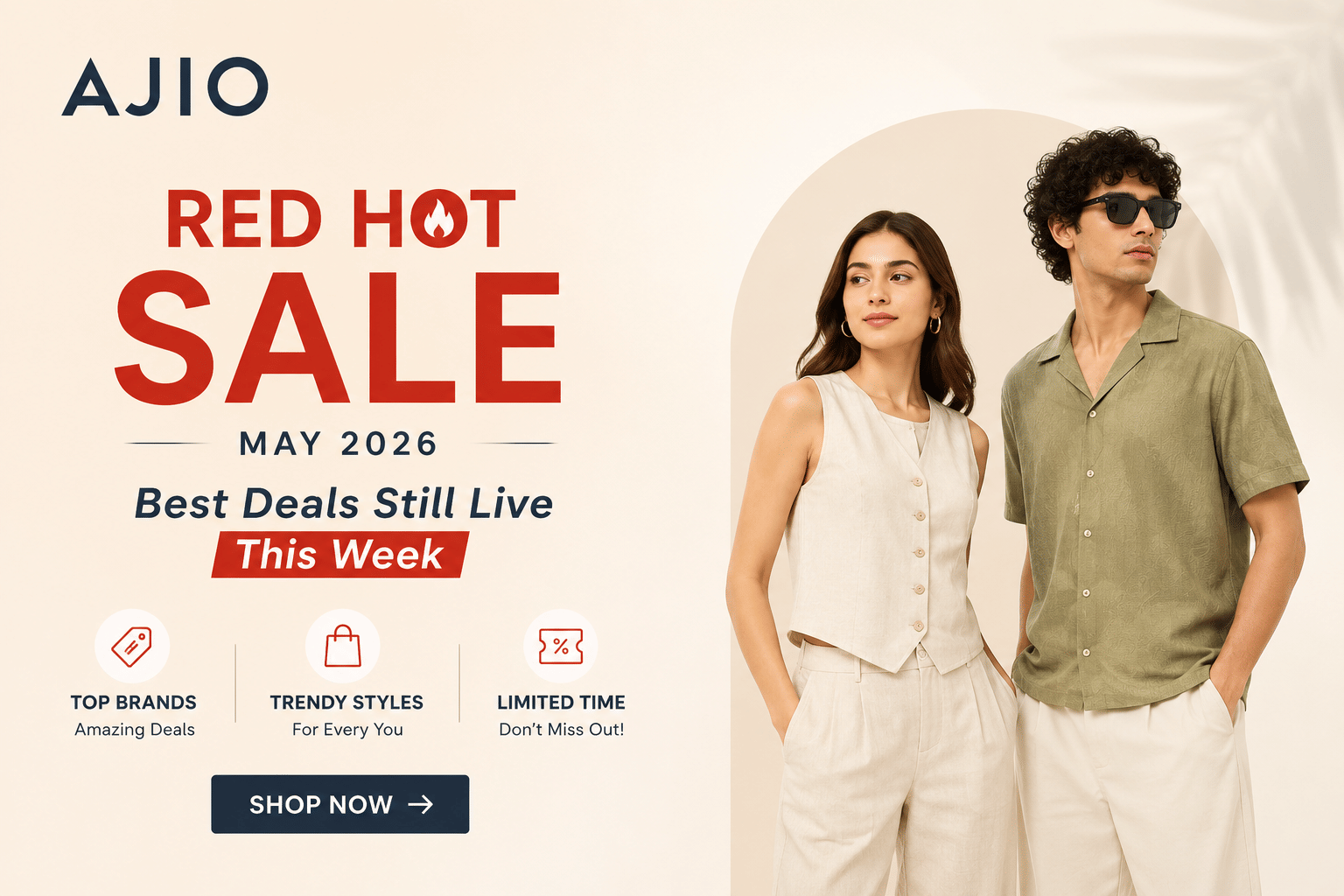 Ajio Red Hot Sale May 2026: Best Deals Still Live This Week