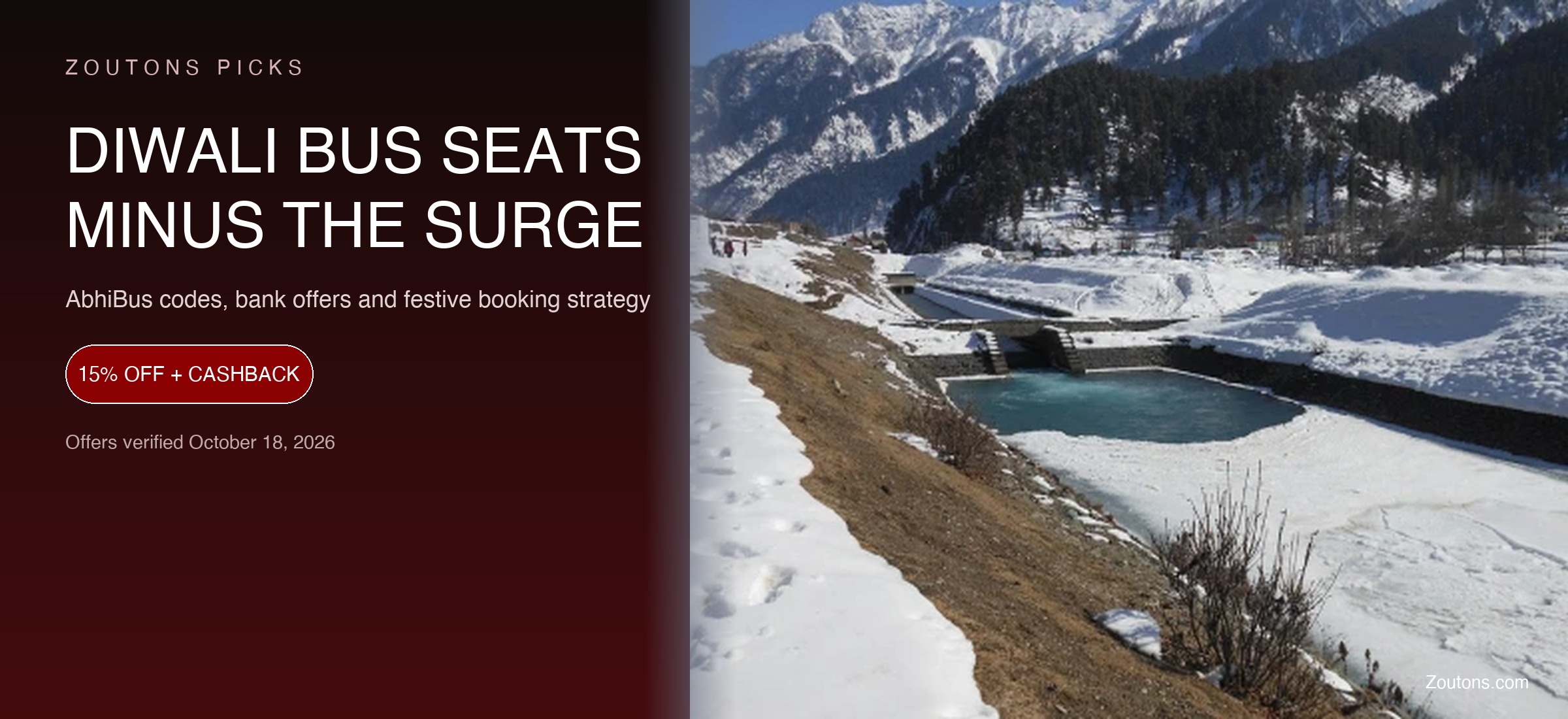 Hill route to Manali — AbhiBus Diwali bus booking guide 2026
