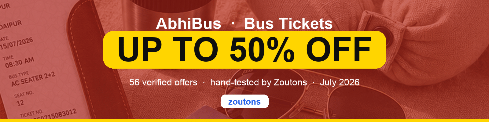 AbhiBus Bus Ticket Booking — Latest Offers & Coupon Codes