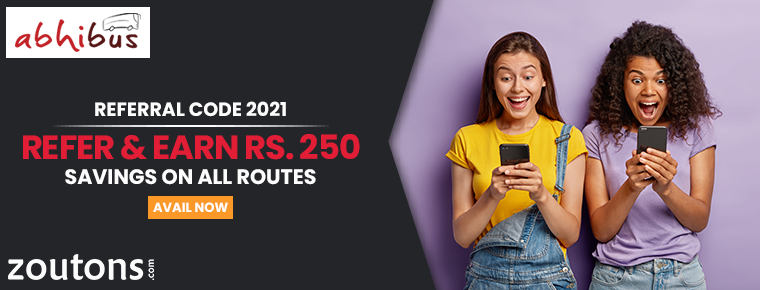 Abhibus Referral Code 2021| July Special: Refer and Earn Rs. 250 Savings on All Routes