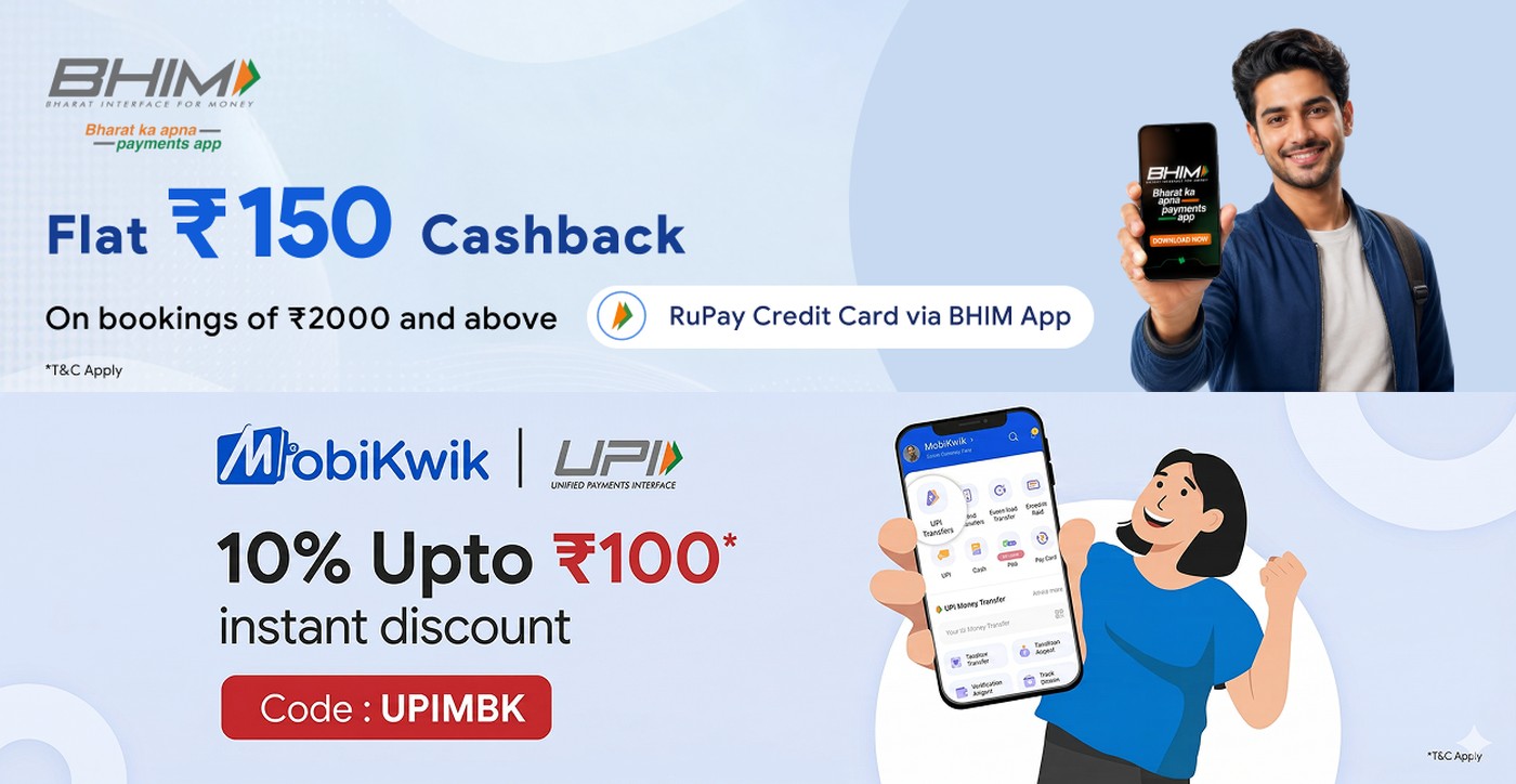 AbhiBus UPI and Bank Offers August 2026: SBI, Paytm, BHIM Codes