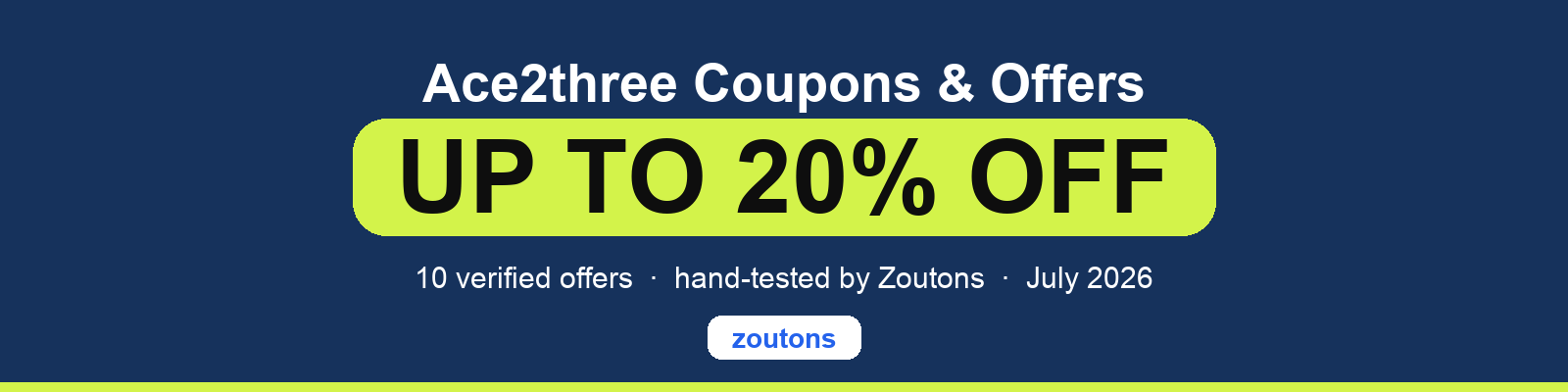 Ace2three Coupons July 2026