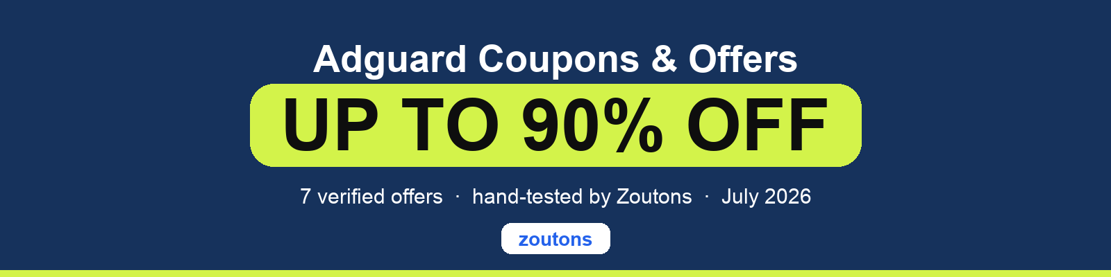 Adguard Coupons July 2026