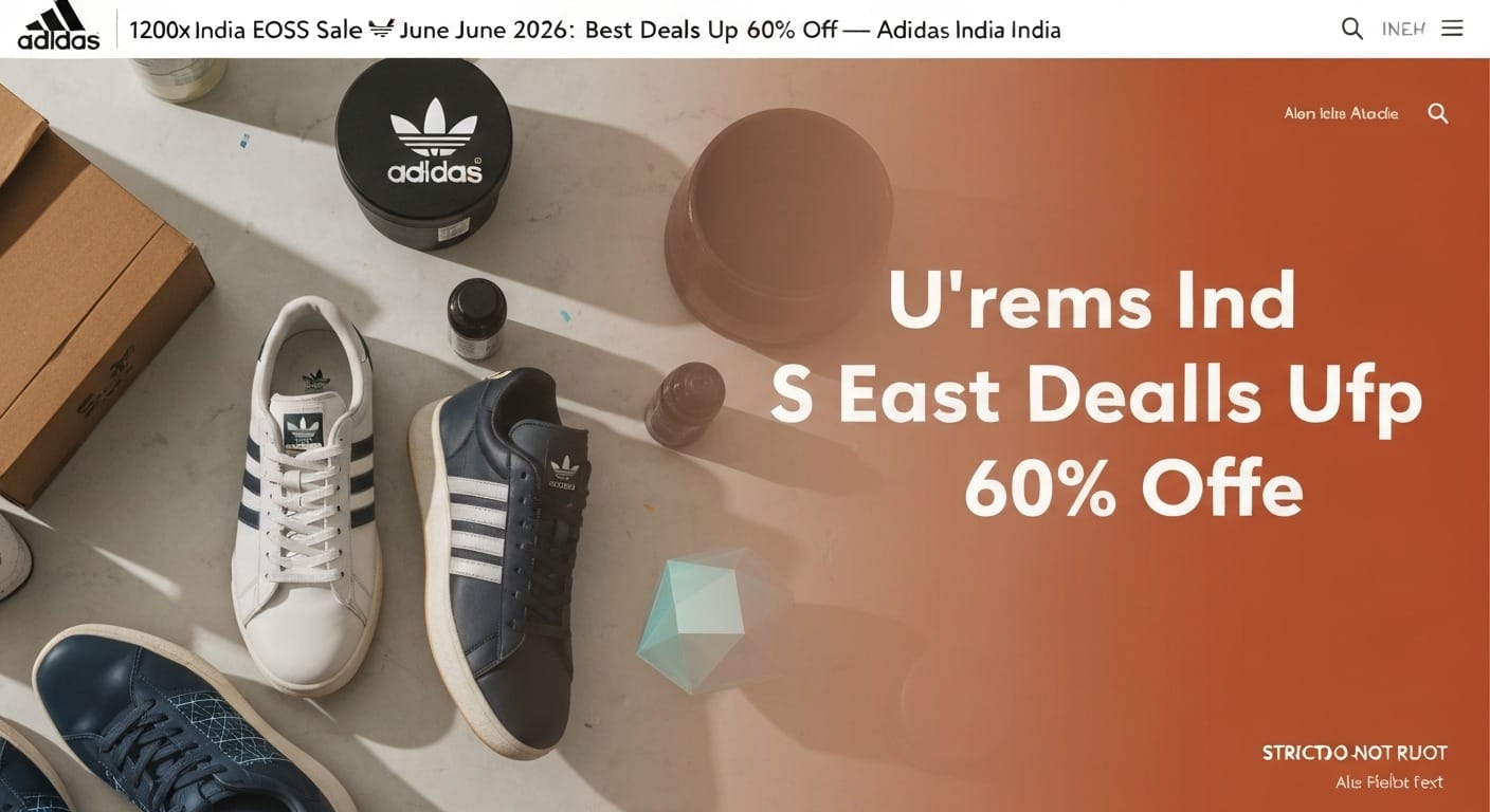 Adidas India EOSS Sale June 2026: Up to 60% Off Shoes & Apparel