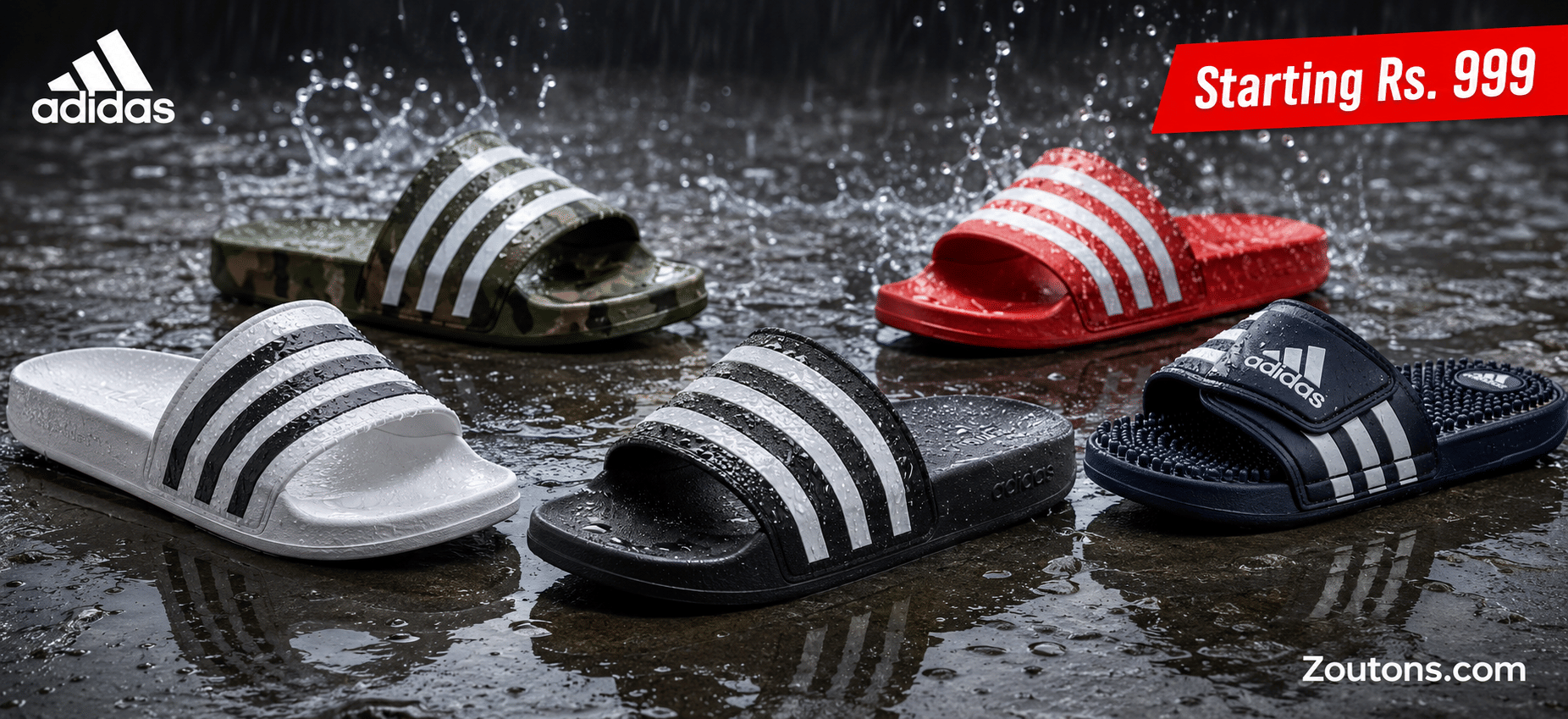 best-adidas-slides-sandals-monsoon-2026-waterproof-picks