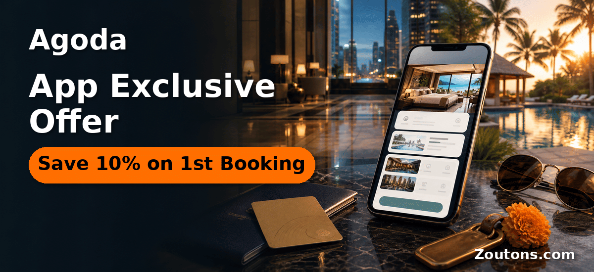 Agoda App Offer 2026: Save 10% on Your First Hotel Booking