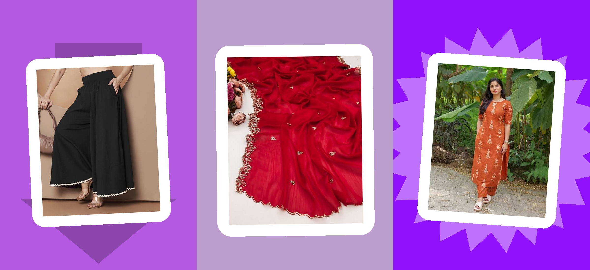 AJIO Dupatta and Palazzo Prices August 2026: Rs. 81 to Rs. 792