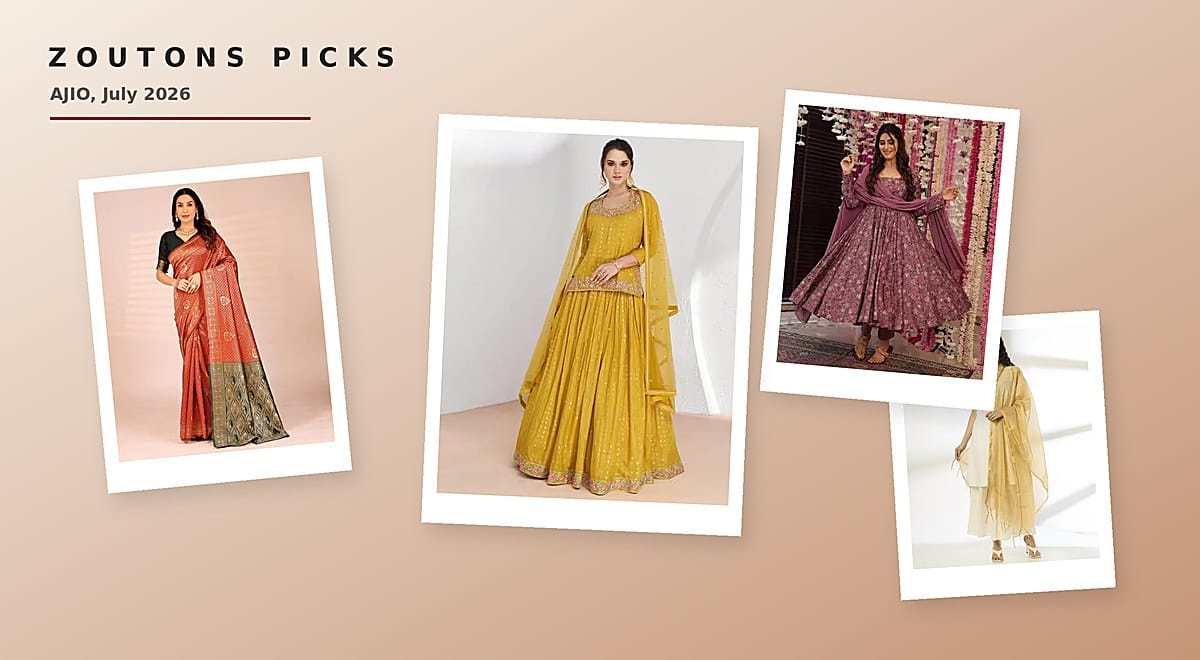 AJIO Anarkali and Kurta Sets: Fifteen Garments, One Shared MRP