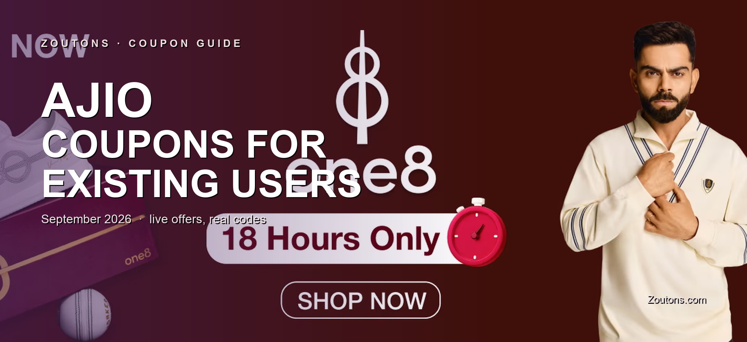 AJIO Coupons for Old Users September 2026: 90% OFF for Existing Users