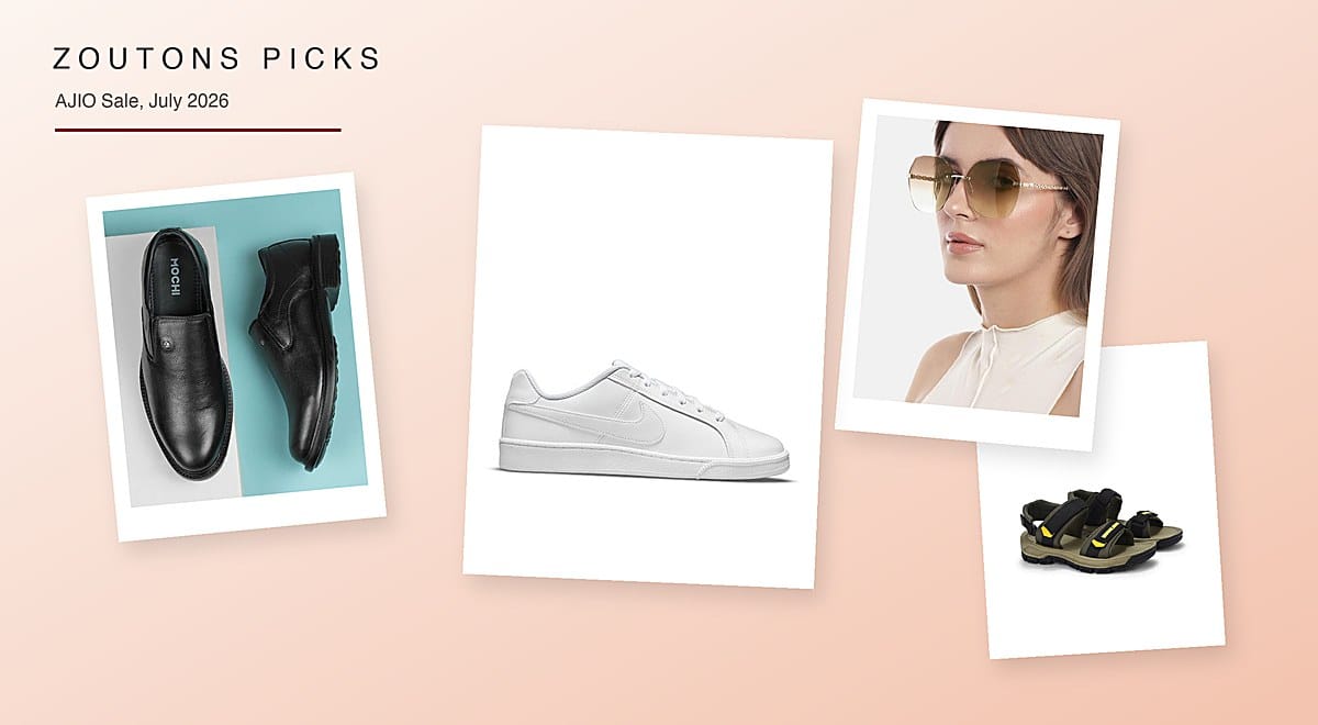 AJIO Footwear Sale July 2026: 21 Picks From Rs. 180, By Price Band