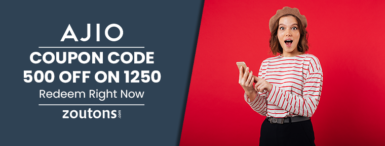 Ajio Coupon Code Rs.500 Off On Rs.1250 (July 2021): Applicable To Clothing, Accessories, And More